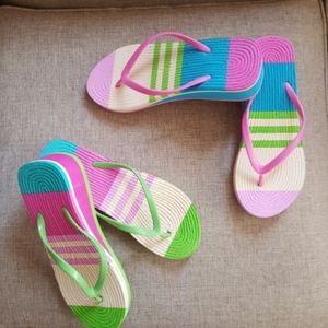 Summer Flip Flops 2 pair